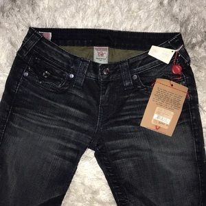 Swarovski embellished True Religion Skinny Jeans